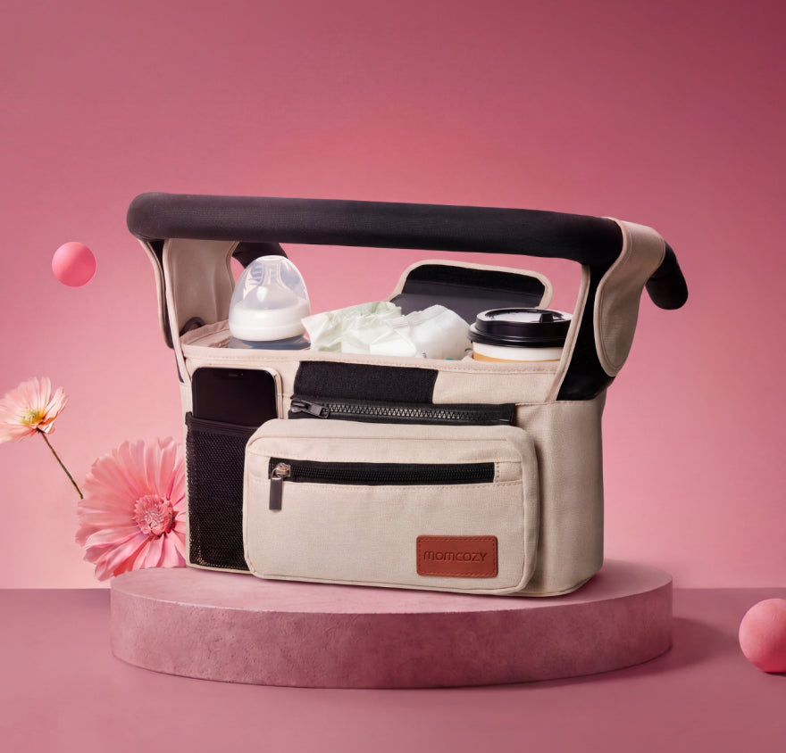 Momcozy Stroller Organizer - All-in-One Cup Holder & Pet Strollers