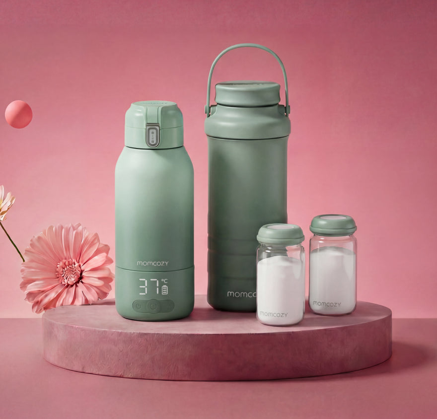 On-the-Go Bundle: Portable Baby Bottle Warmer + 22oz Baby Bottle Cooler