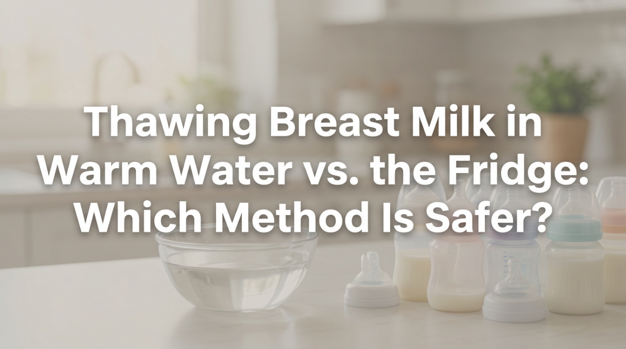 Thawing Breast Milk in Warm Water vs. the Fridge: Which Method Is Safer?