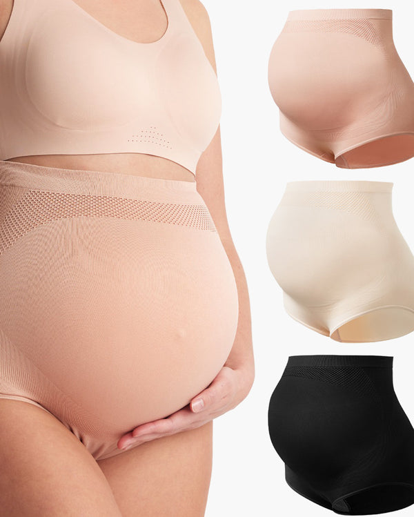 High Waist Pregnancy Seamless Soft Belly Support Panties