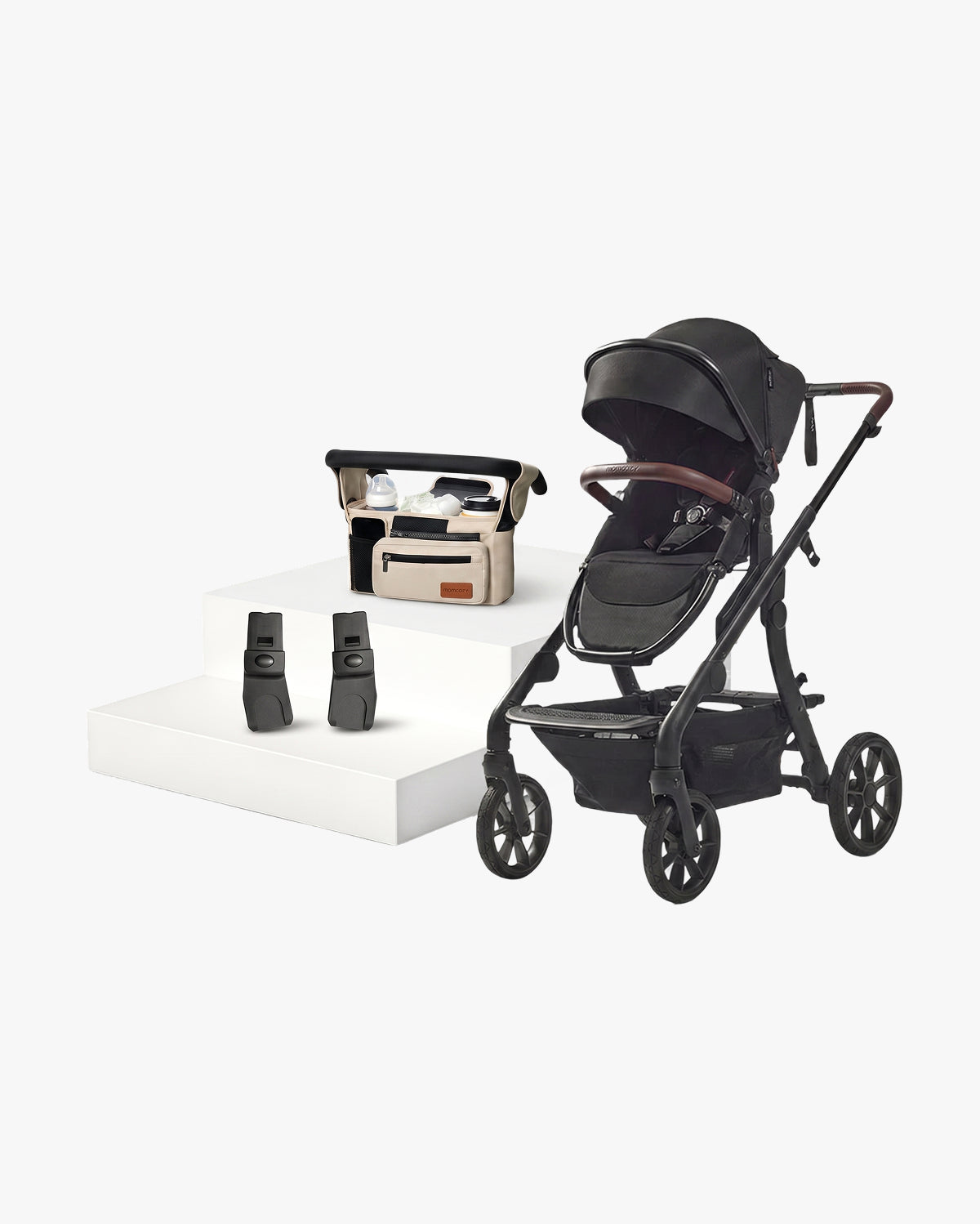 On-the-Go Bundle：ChangeGo Stroller and Car Seat Adapter and Organizer