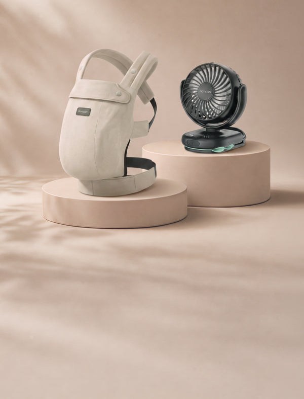 Outing Essentials Bundle: Baby Carrier and Clip-On Stroller Fan