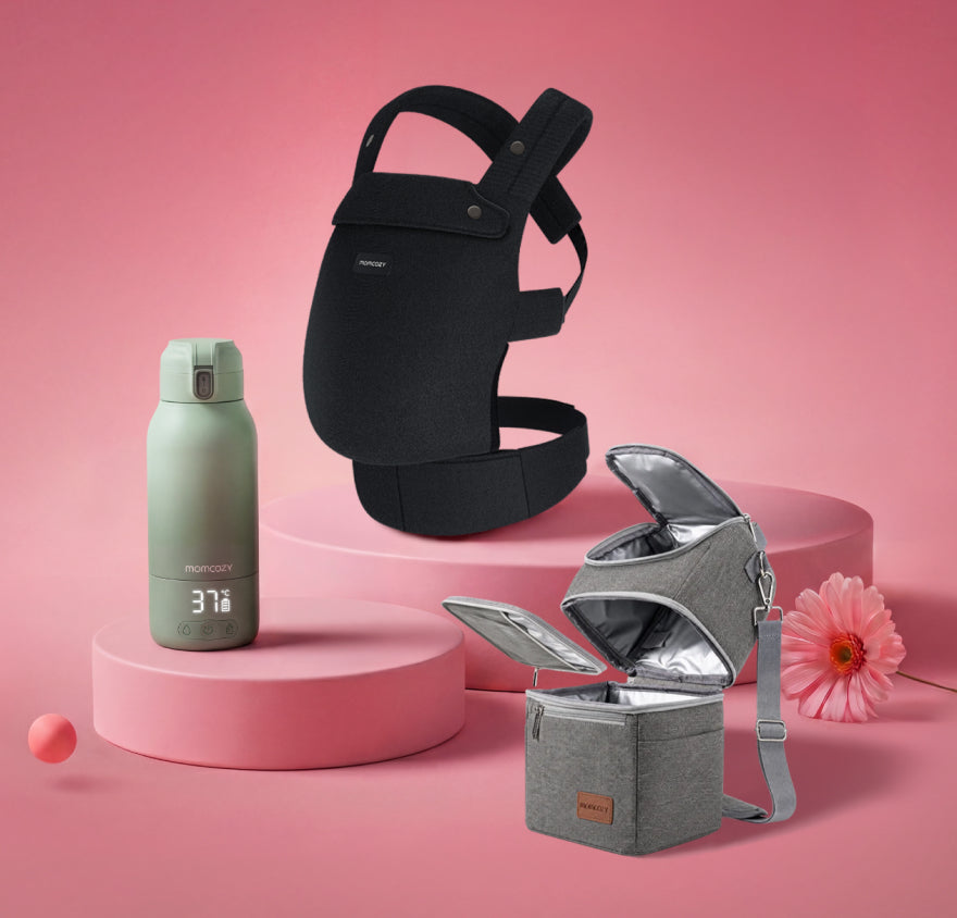 On the Go Bundle：PureHug Baby Carrier and Breastmilk Cooler Bag and Bottle Warmer -UK