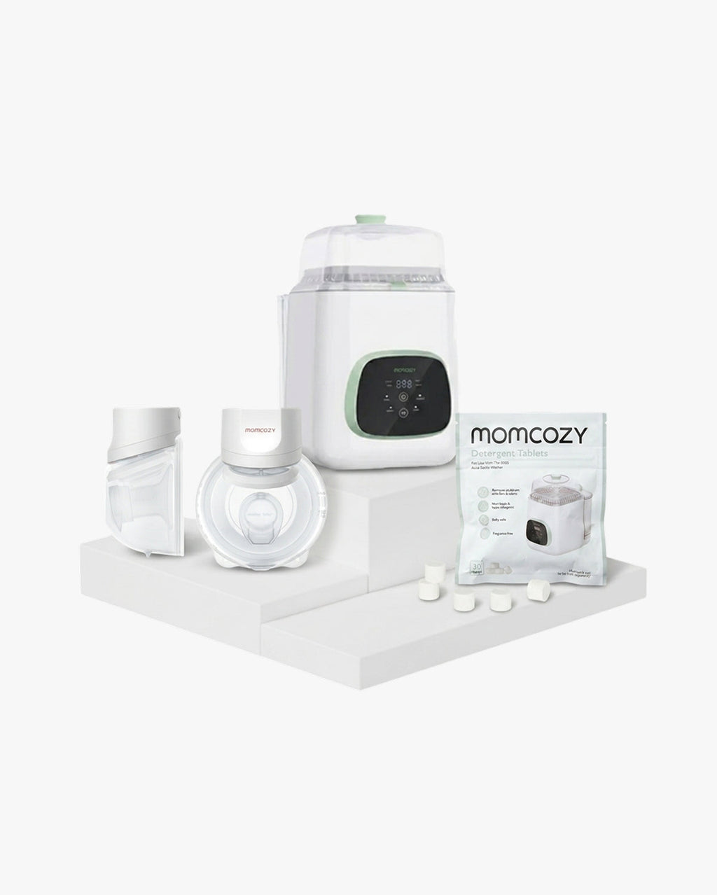 Pump & Clean Bundle S12 Pro Quick Breast Pump Bottle Washer Washing Block