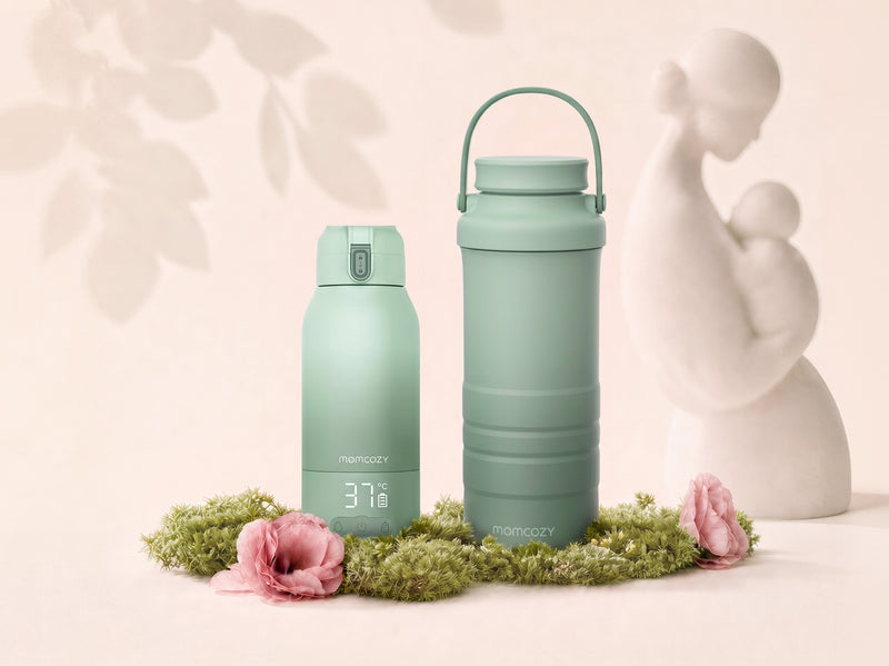 On-the-Go Bundle: Portable Baby Bottle Warmer + 22oz Baby Bottle Cooler