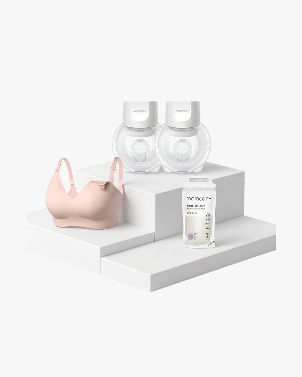 Feeding Bundle S12 Pro Quick 4 1 Hands Free Pumping Bra 120 Breastmilk Storage Bags