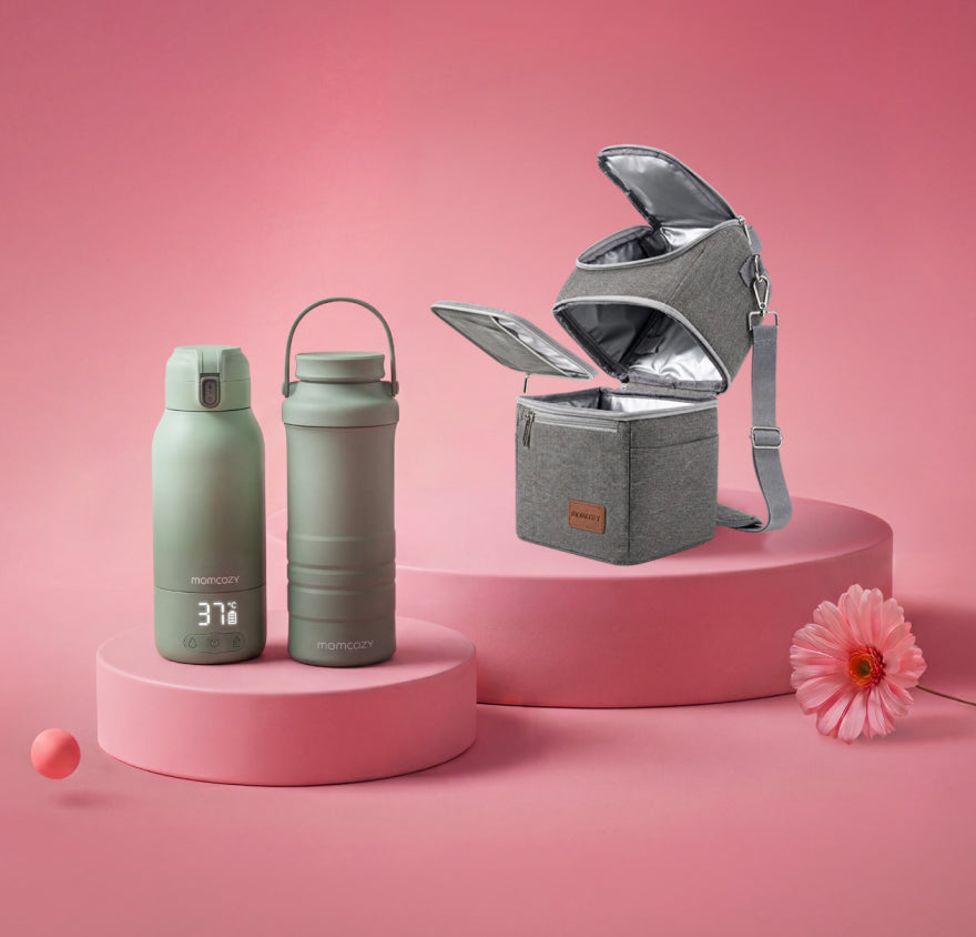 On-the-Go Bundle：Bottle Warmer and Bottle Cooler and Breastmilk Cooler Bag