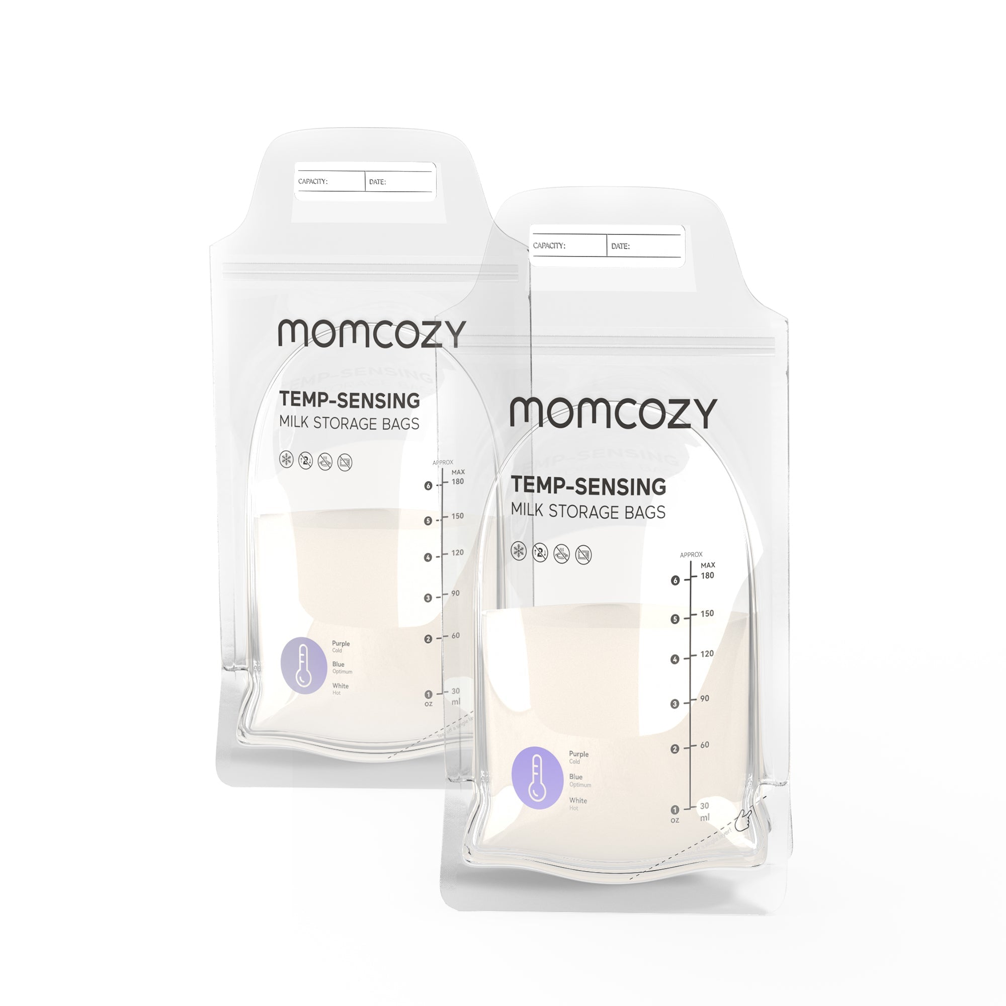 On-the-Go Pumping Bundle: Mobile Style™ Breast Pump | M6 + 120 Breastmilk Storage Bags