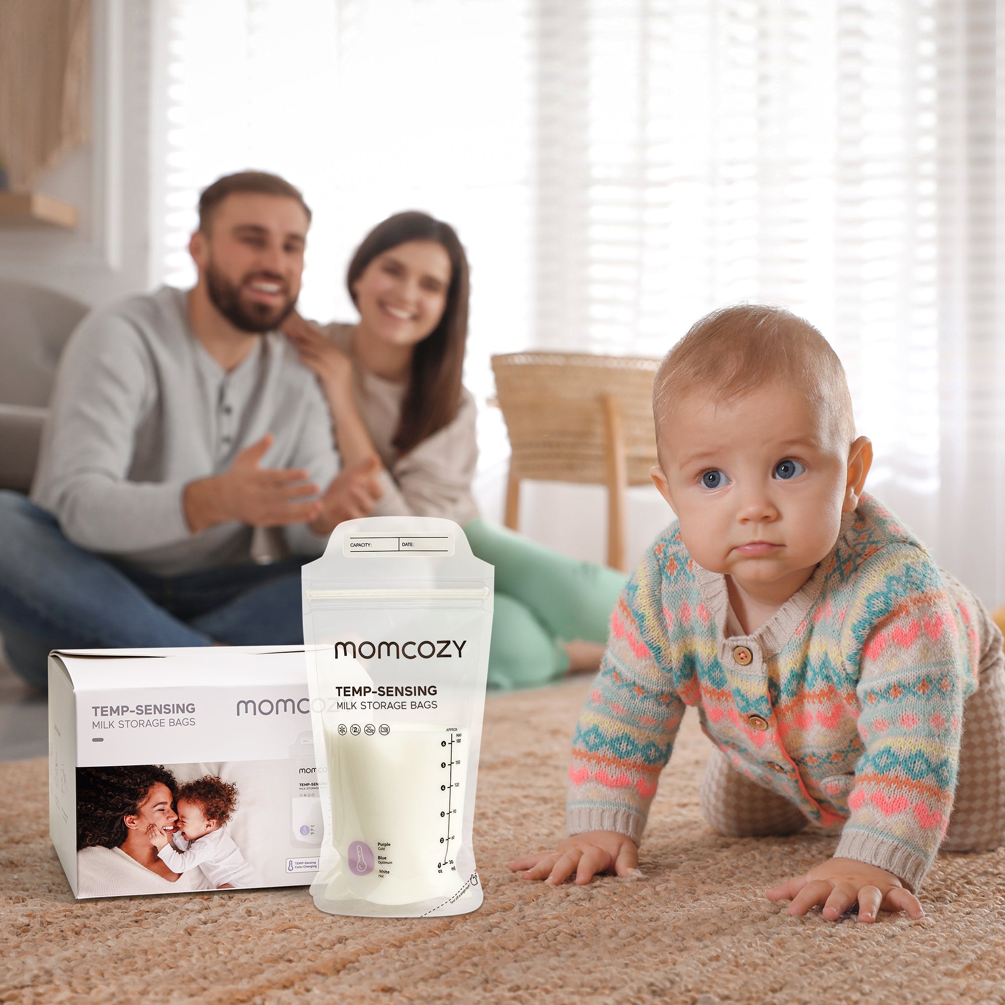 On-the-Go Pumping Bundle: Mobile Style™ Breast Pump | M6 + 120 Breastmilk Storage Bags