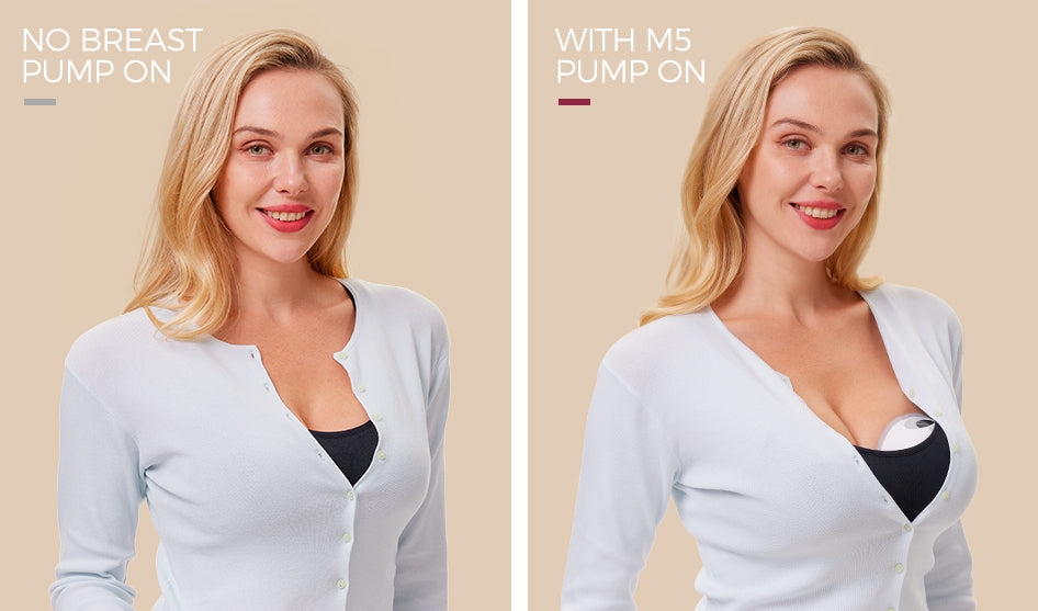 Momcozy M5 Wearable Breast Pump More Discreet