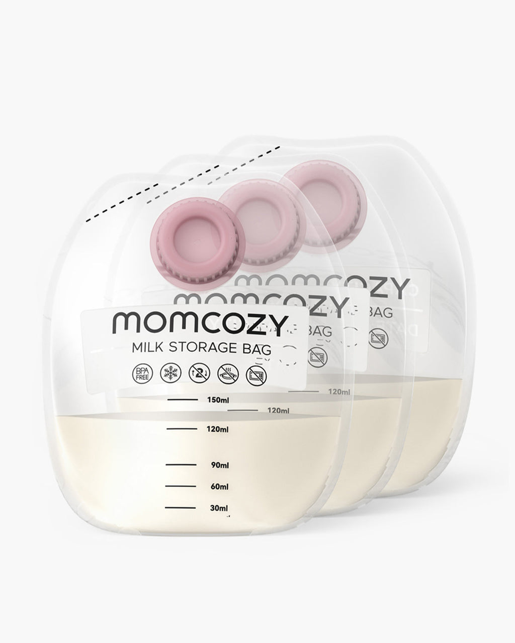 Screw on Breastmilk Storage Bags