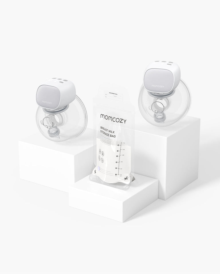 Translation missing: en.S9 Pro Bag Bundle: Double S9 Pro Pumps and Breastmilk Storage Bags Color Grey