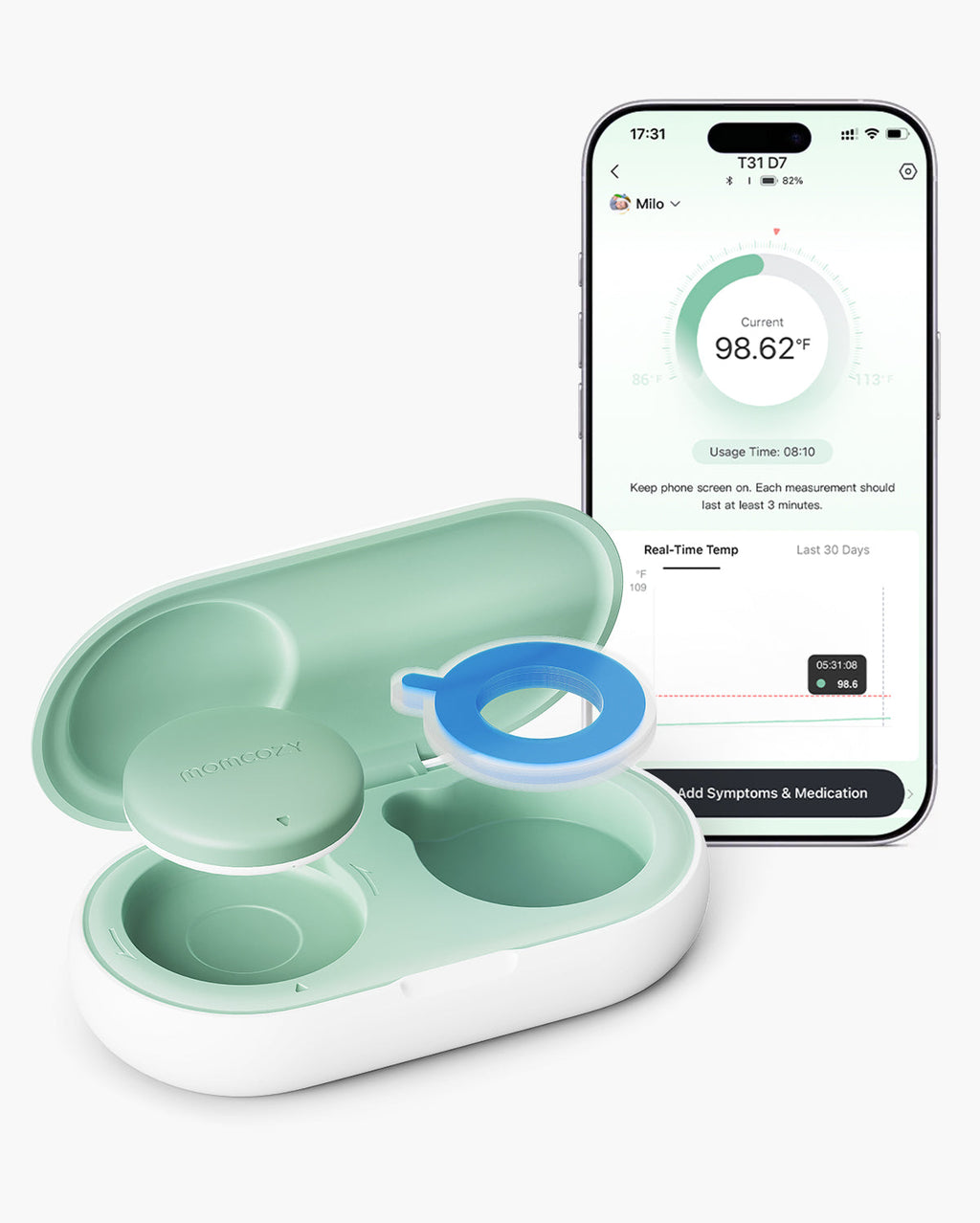 Smart Thermometer – Medical Grade Accuracy & Real Time App Monitoring