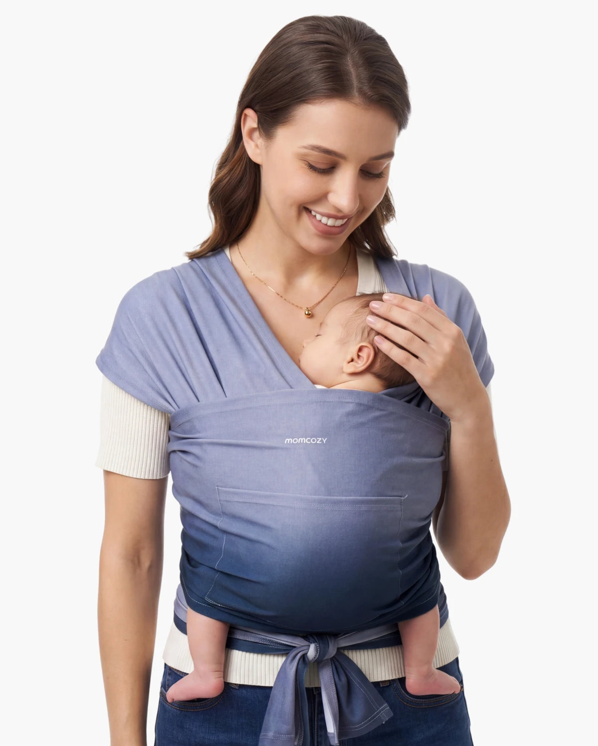Easy to Wear Hands Free - Baby Wrap Carrier
