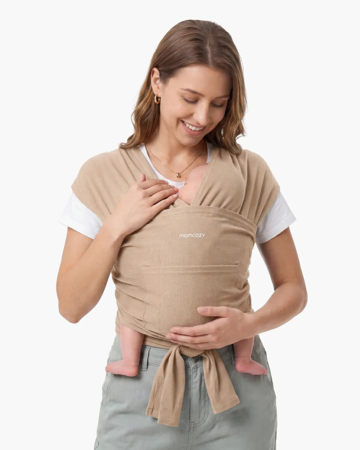 Easy to Wear Hands Free - Baby Wrap Carrier