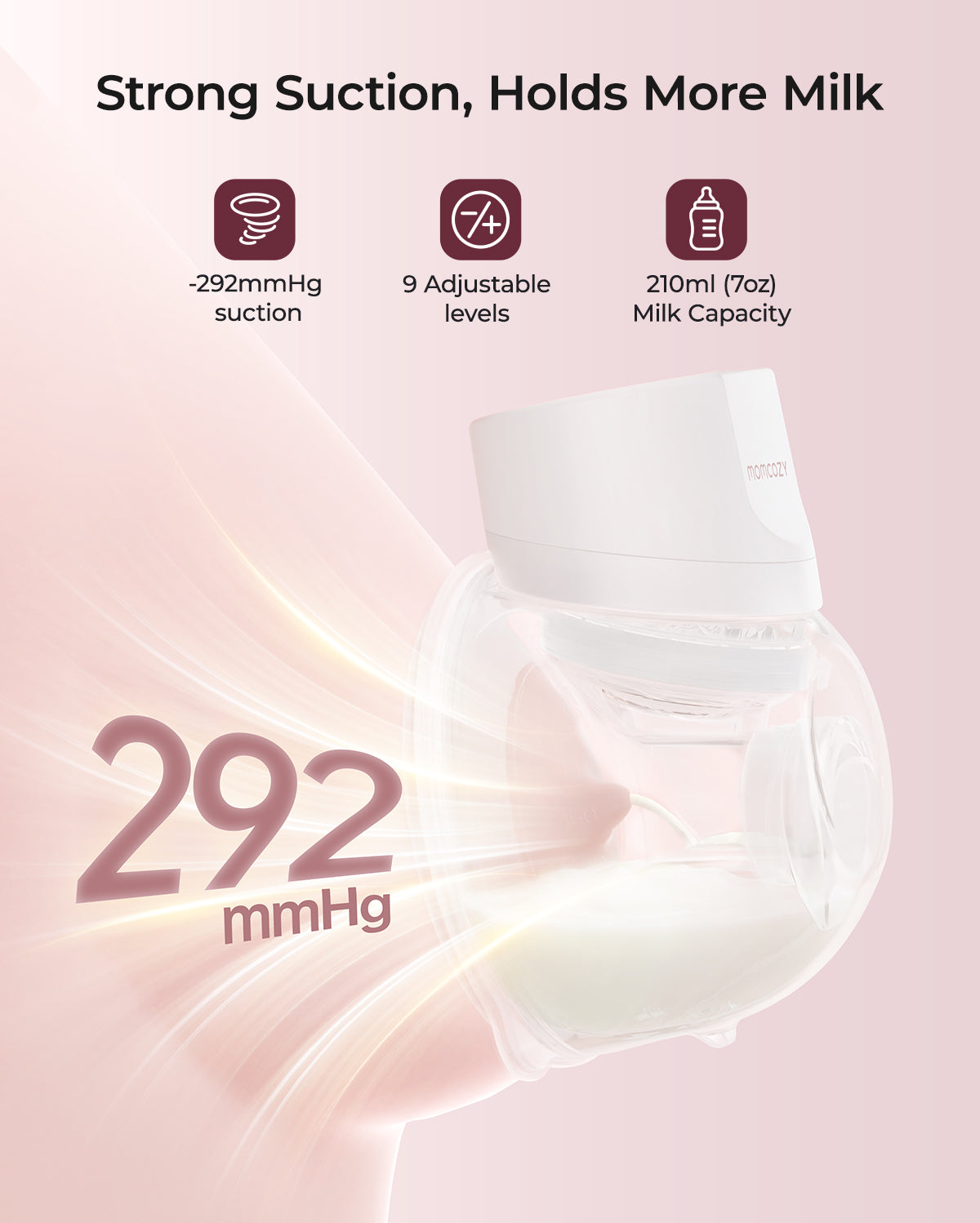 Momcozy S12 Pro Quick Wearable Breast Pump | Easy Setup & Gentle Care