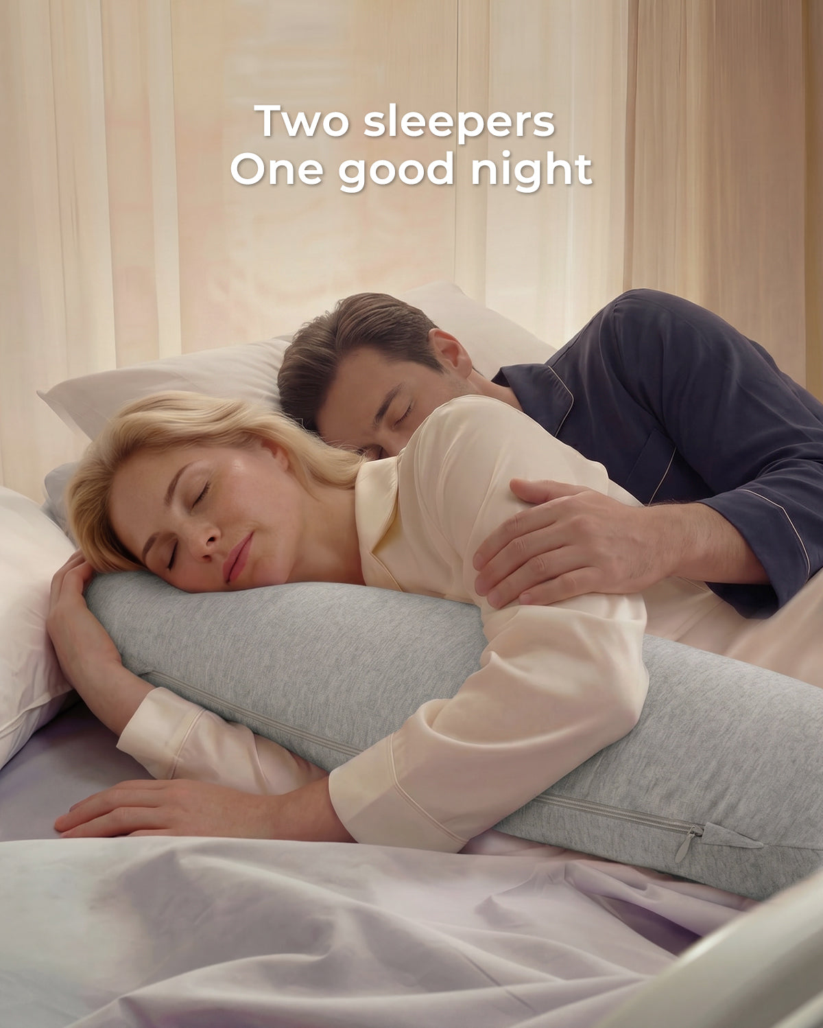 J Shaped Maternity Body Pillow