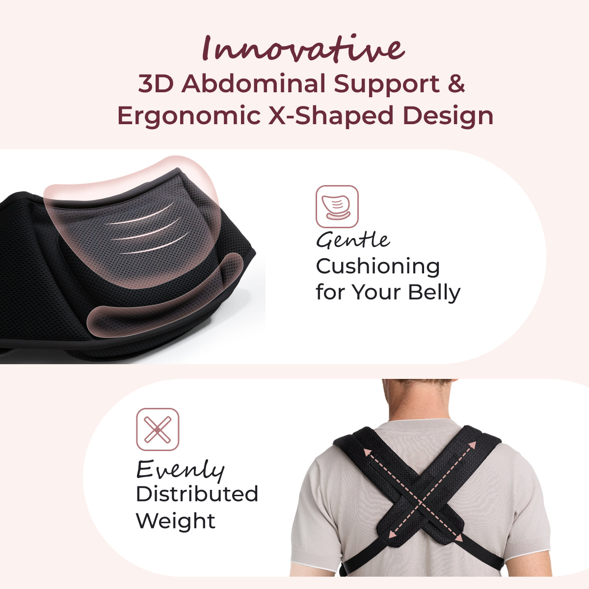 Move2Fit 2-in-1 Ergonomic Hip Seat Baby Carrier