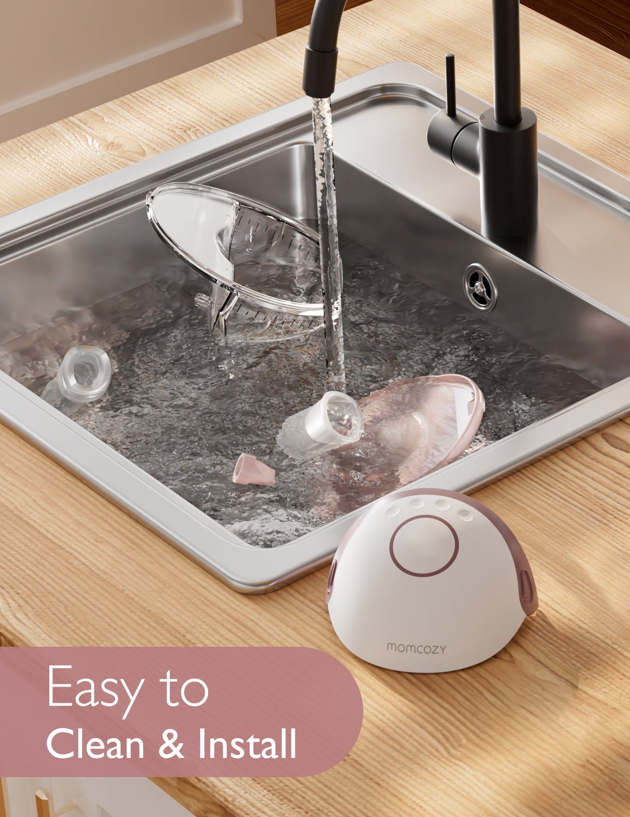 On-the-Go Pumping Bundle: Mobile Style™ Breast Pump | M6 + 120 Breastmilk Storage Bags