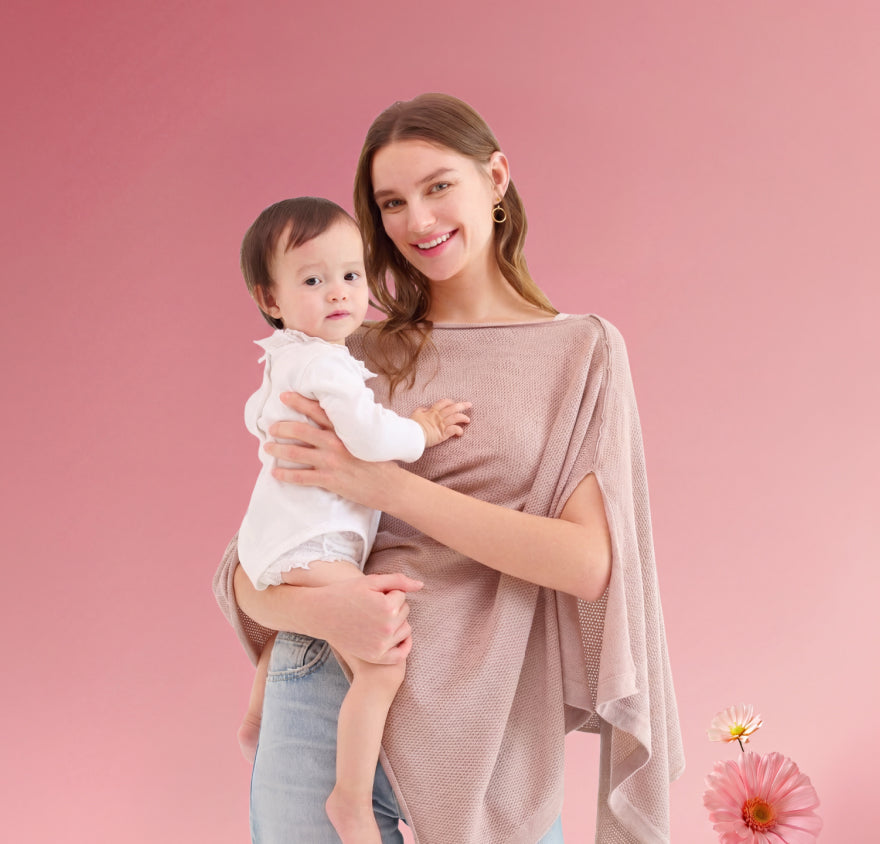 Momcozy Nursing Cover - Soft, Breathable, Multi-Use Privacy Poncho