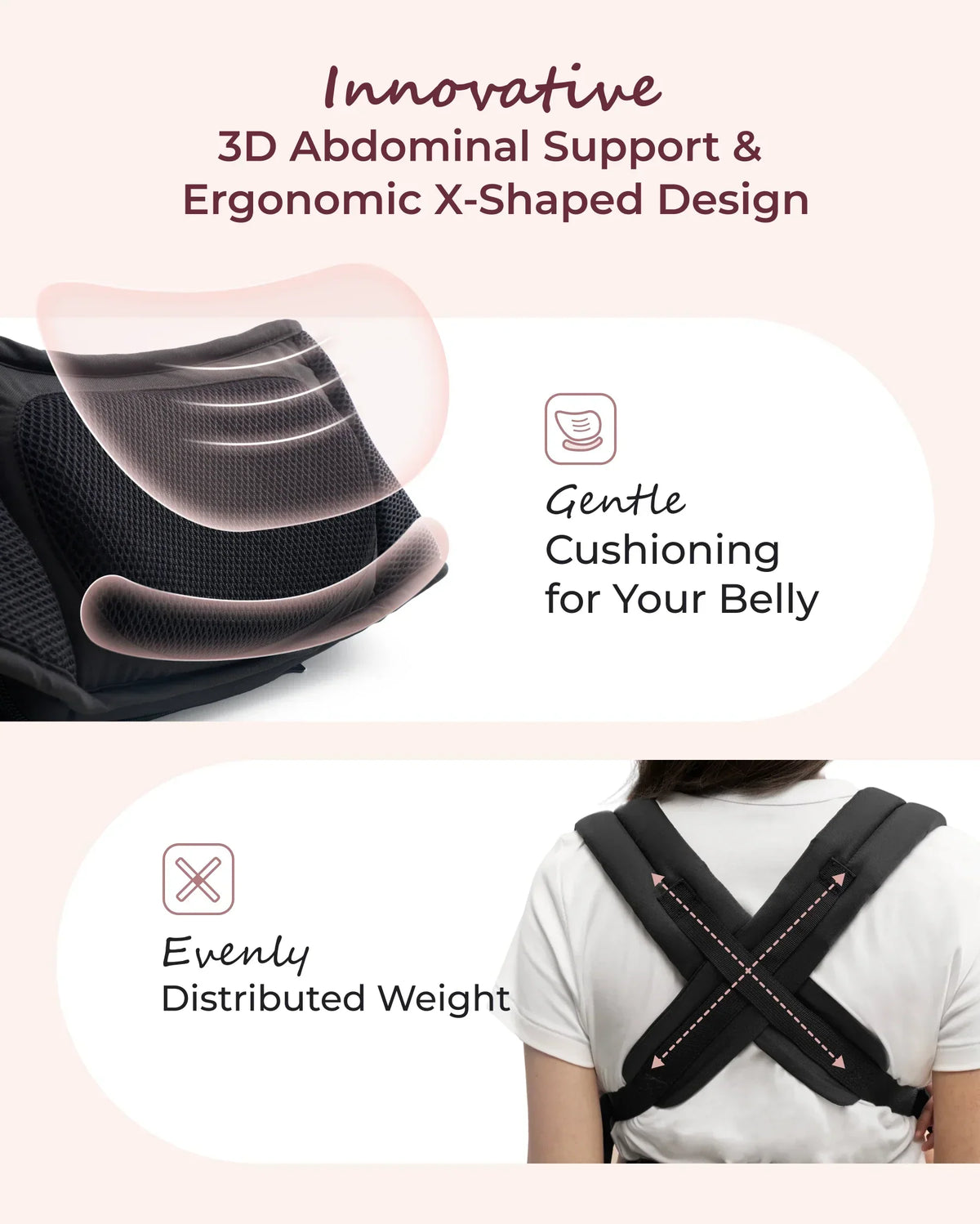 Move2Fit 2-in-1 Ergonomic Hip Seat Baby Carrier