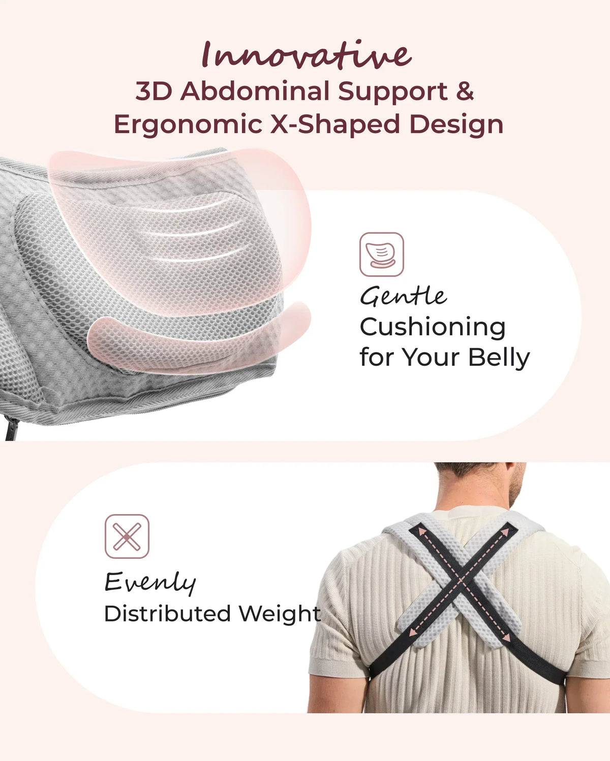 Move2Fit 2-in-1 Ergonomic Hip Seat Baby Carrier