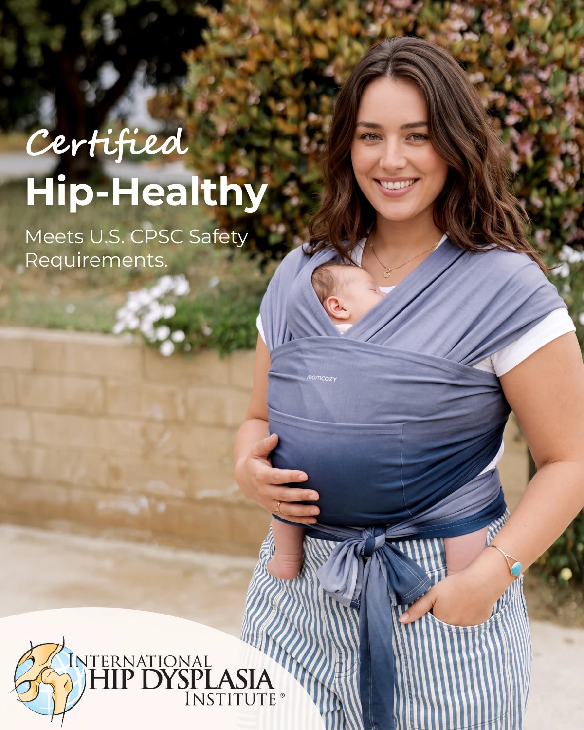 Easy to Wear Hands Free - Baby Wrap Carrier