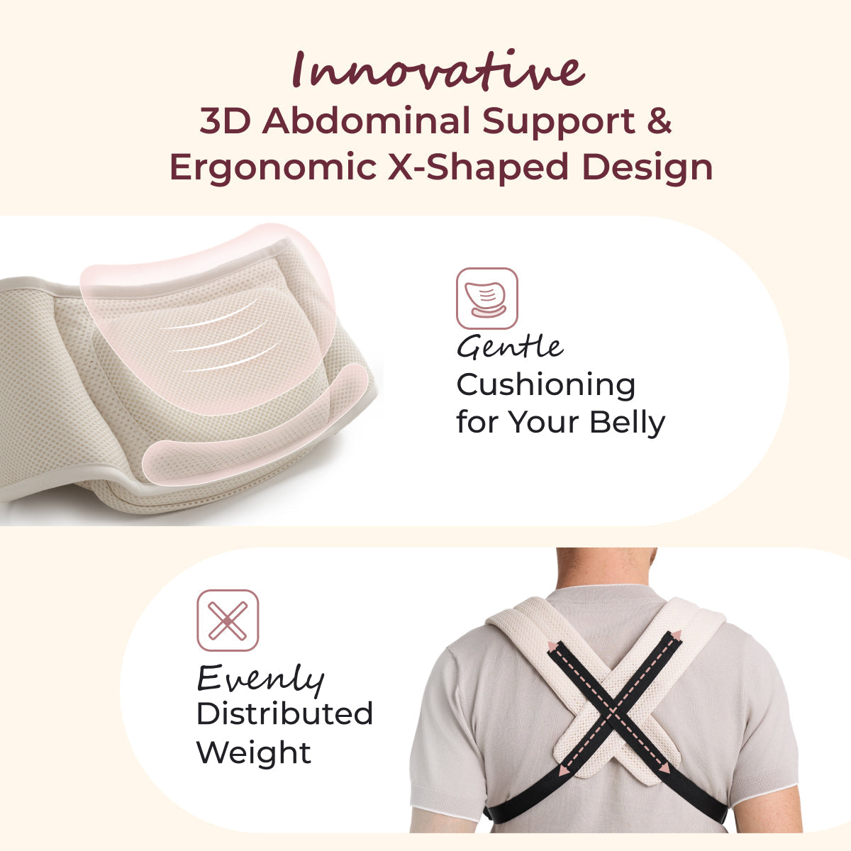 Move2Fit 2-in-1 Ergonomic Hip Seat Baby Carrier