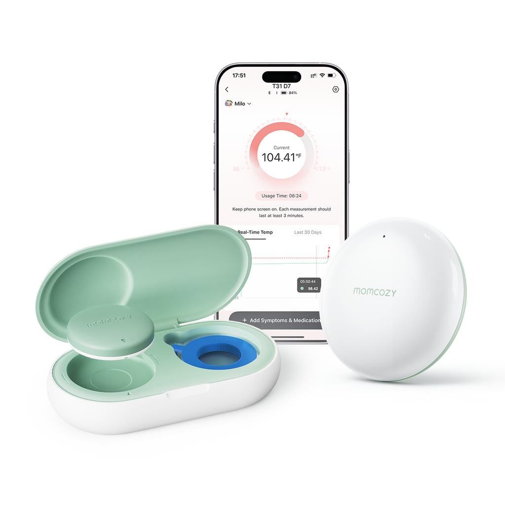 Smart Wearable Thermometer & Signal Booster Set
