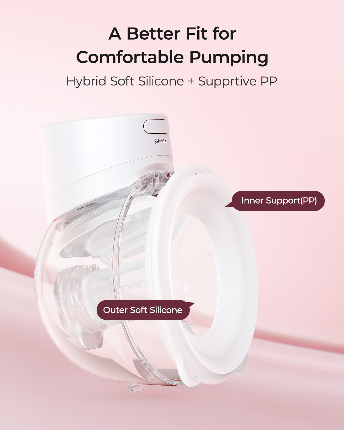 Momcozy S12 Pro Quick Wearable Breast Pump | Easy Setup & Gentle Care