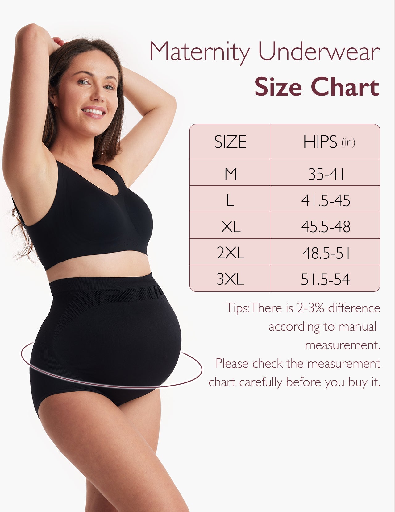 Ergonest Maternity Belly Band & High Waist Pregnancy Underwear Bundle
