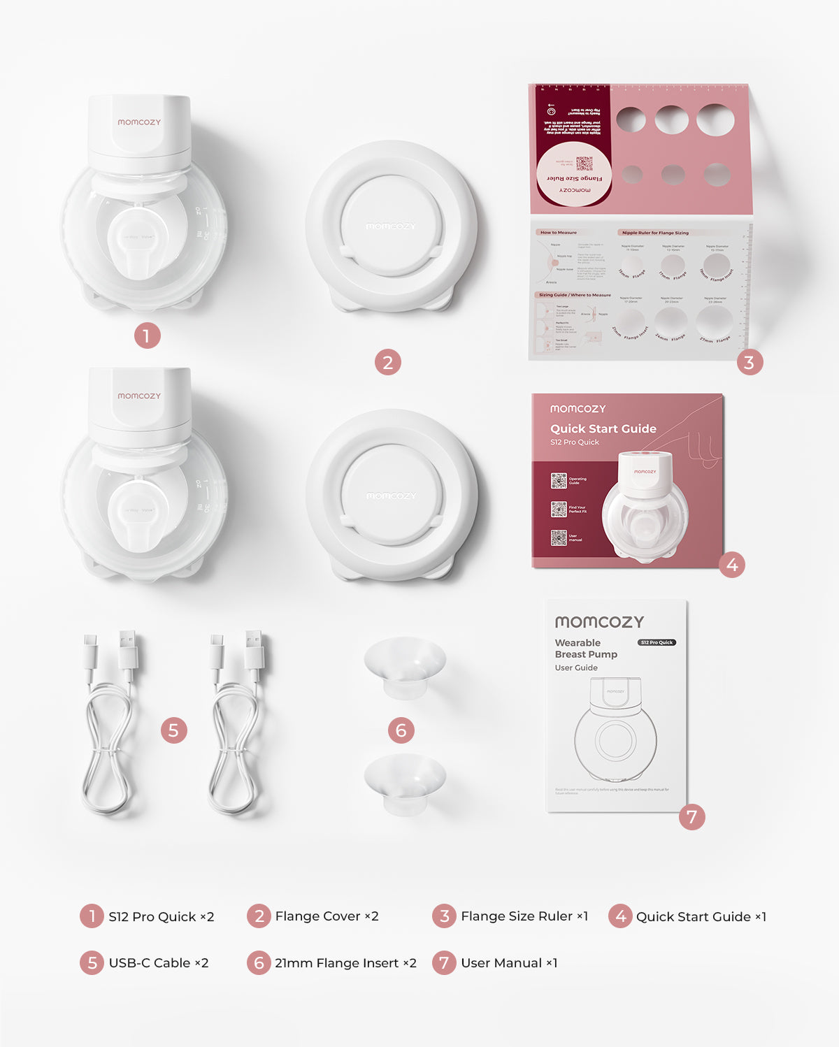 Momcozy S12 Pro Quick Wearable Breast Pump | Easy Setup & Gentle Care