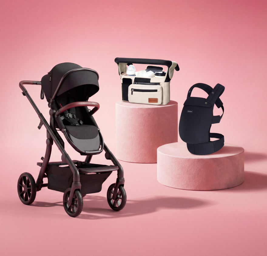 On-the-Go Bundle：ChangeGo Stroller and Baby Carrier and Organizer