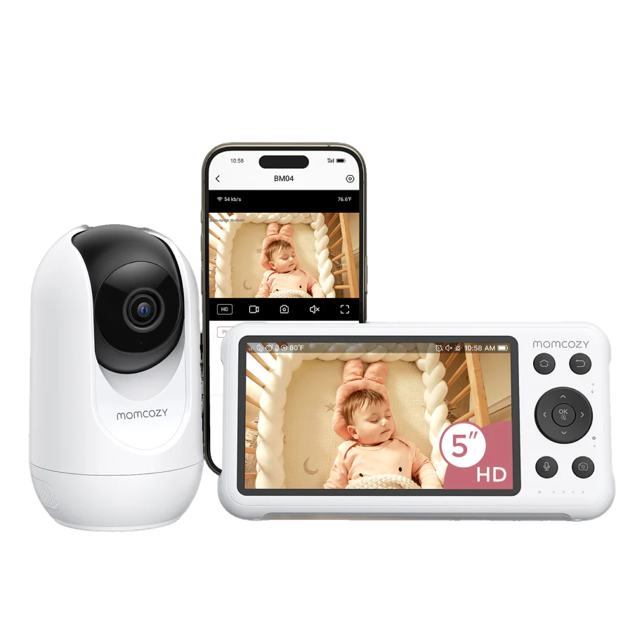 Momcozy 5-Inch Dual-mode Smart Baby Monitor-BM04