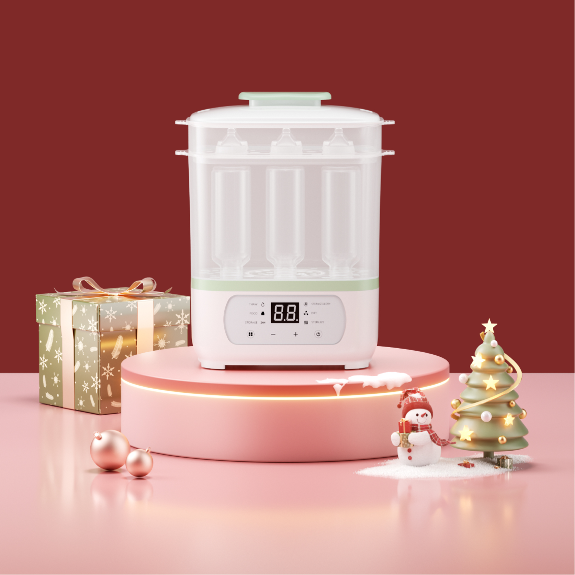 8-in-1 Baby Bottle Steam Sterilizer