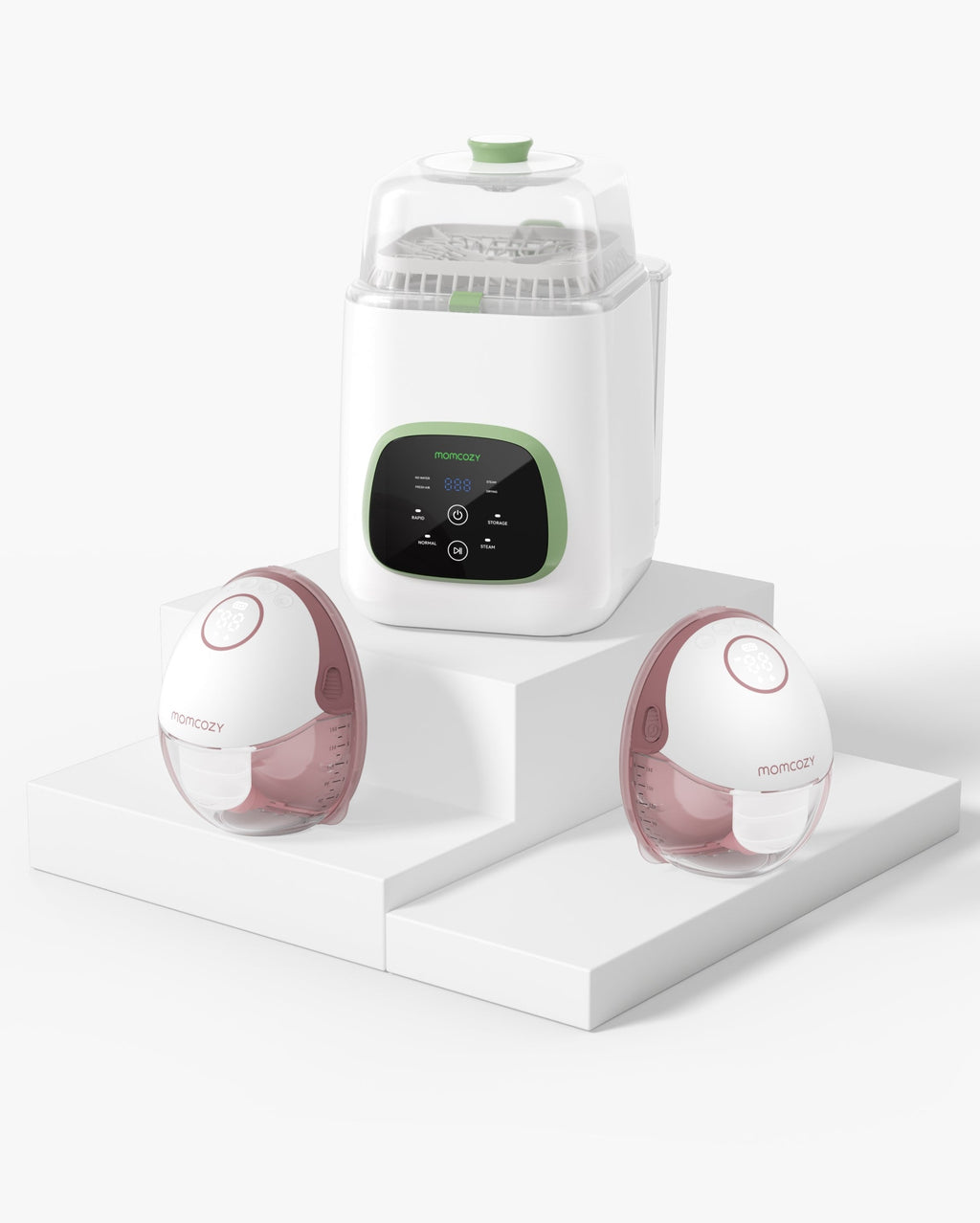Pump & Clean Bundle M6 Hands free Breast Pump KleanPal Pro Bottle Washer Sterilizer