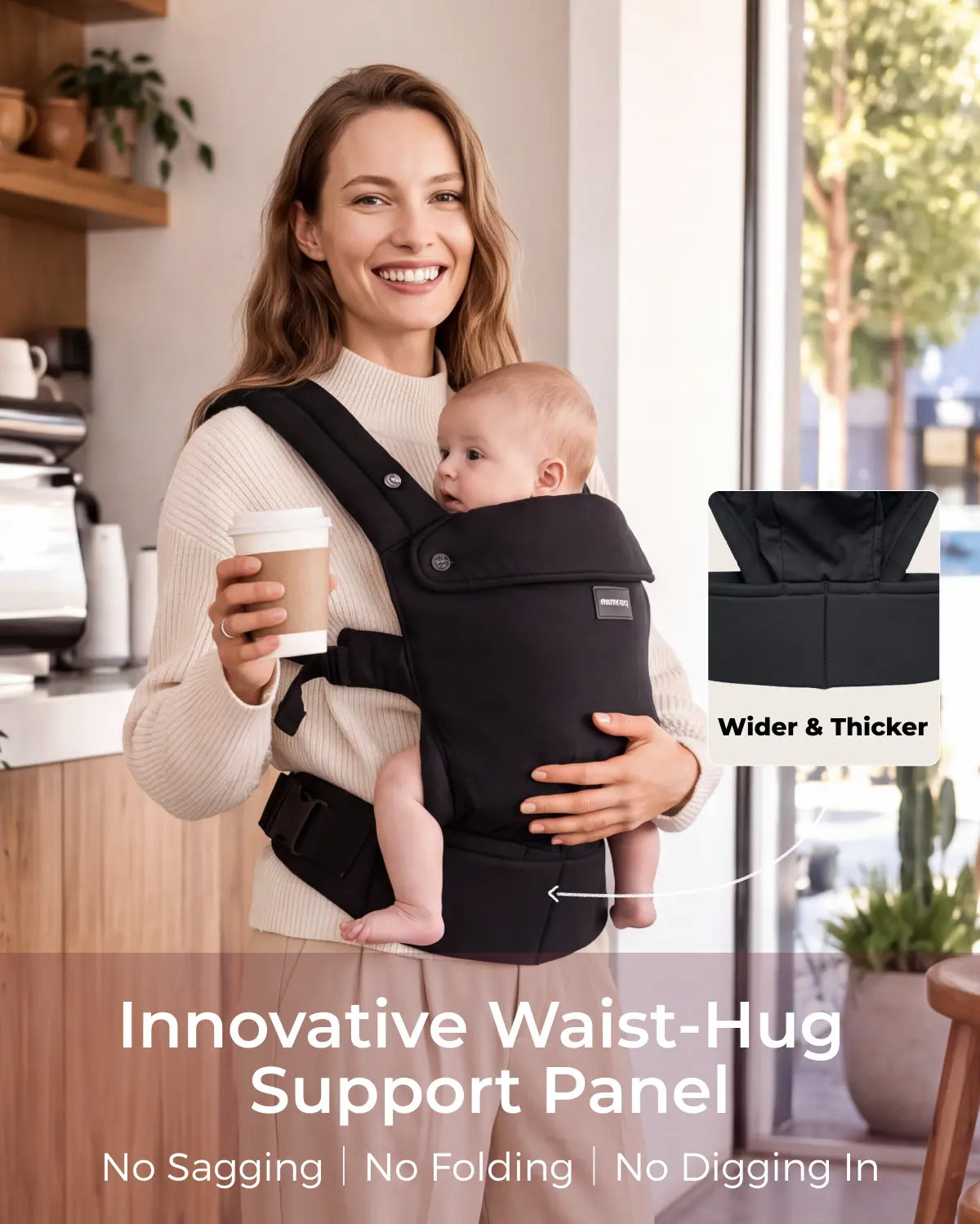 PureHug Baby Carrier - Ergonomic Cozy & Lightweight