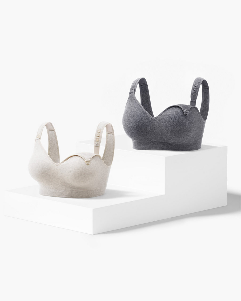 Busty Cotton Nursing Bras 2 Pack