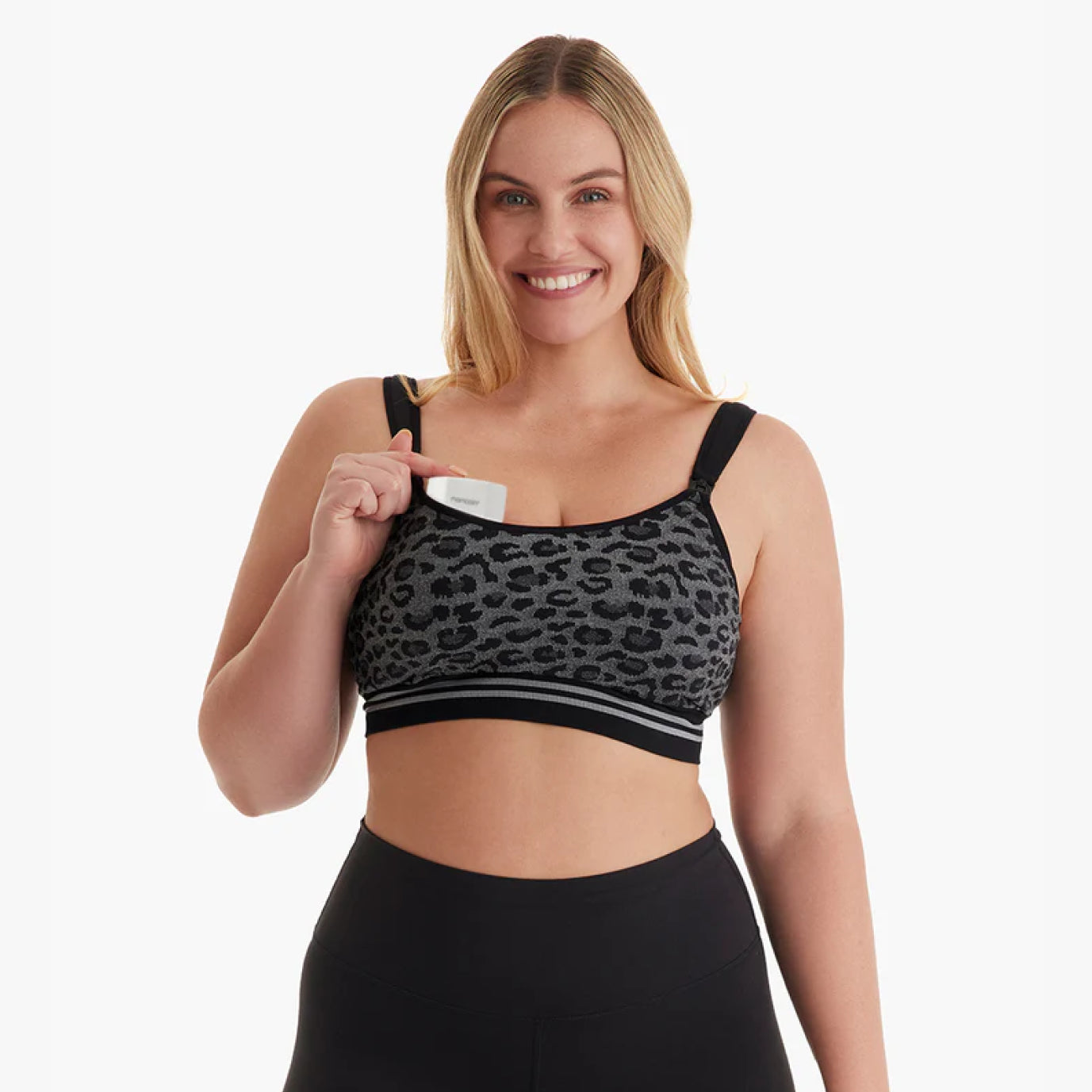 DEX - 4-in-1 Hands Free Seamless Stretch Fabric Pumping Bra