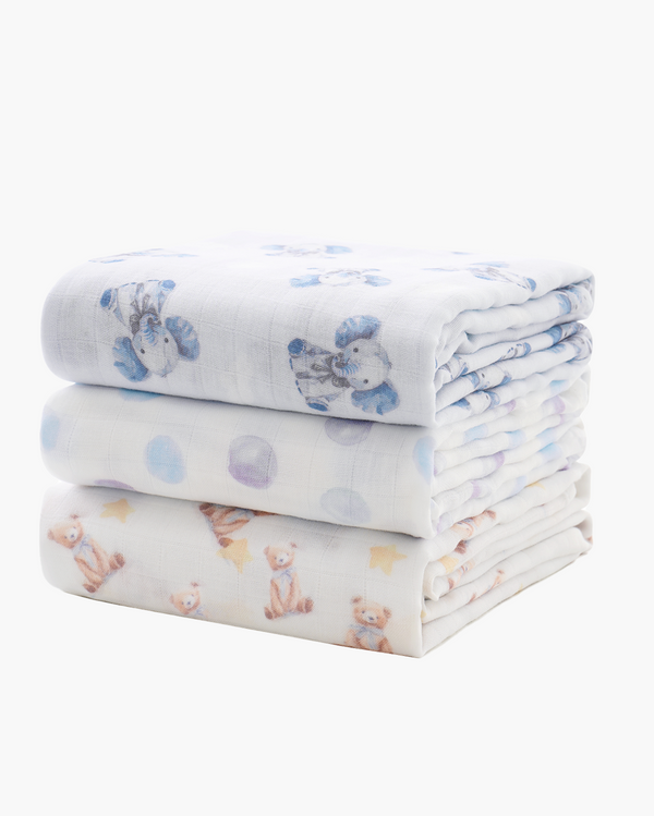 Momcozy Best Wishes Softness Swaddle Blankets -  Innocence