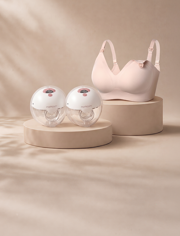 M5 Smart Bra Bundle: Double M5 Smart Breast Pump and Nursing Bra(YN21)