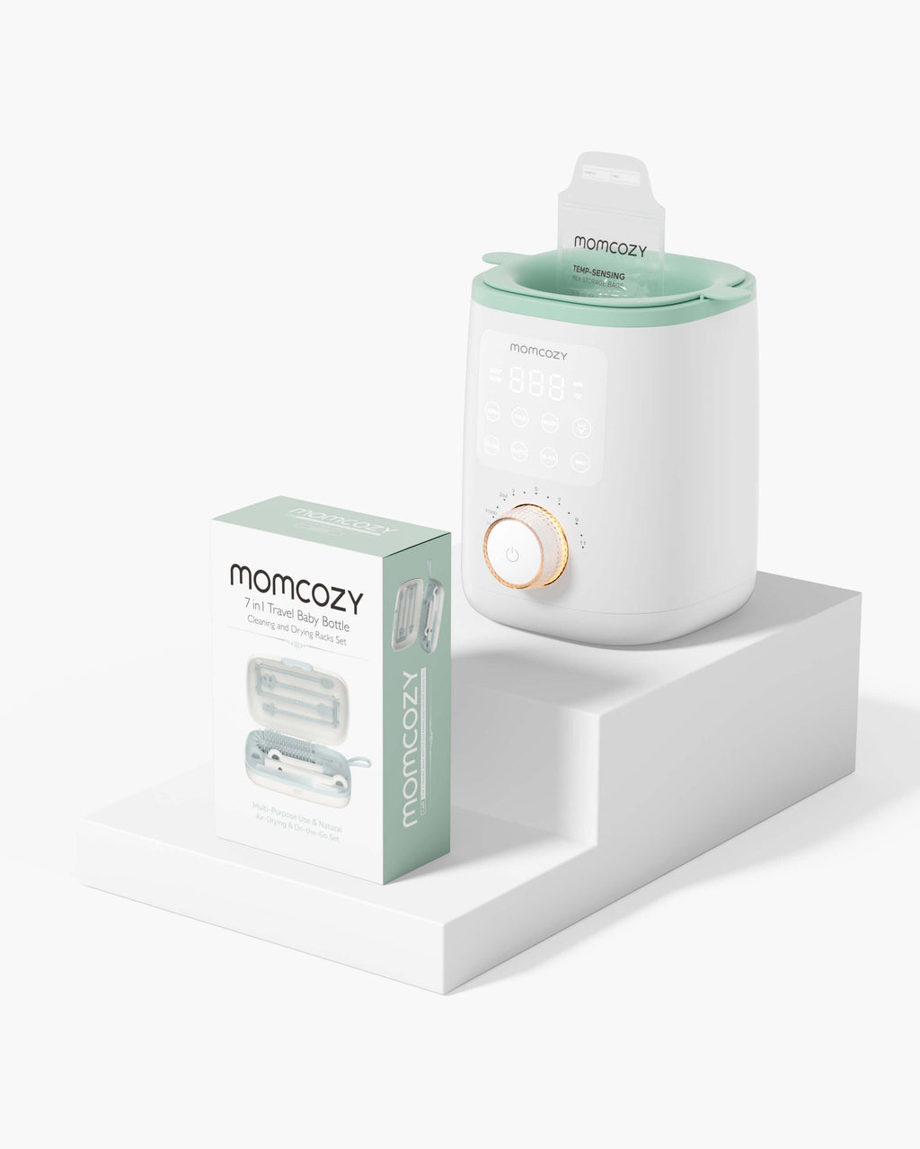 Feeding & Clean Bundle – Nutri Bottle Warmer Bottle Brush Set