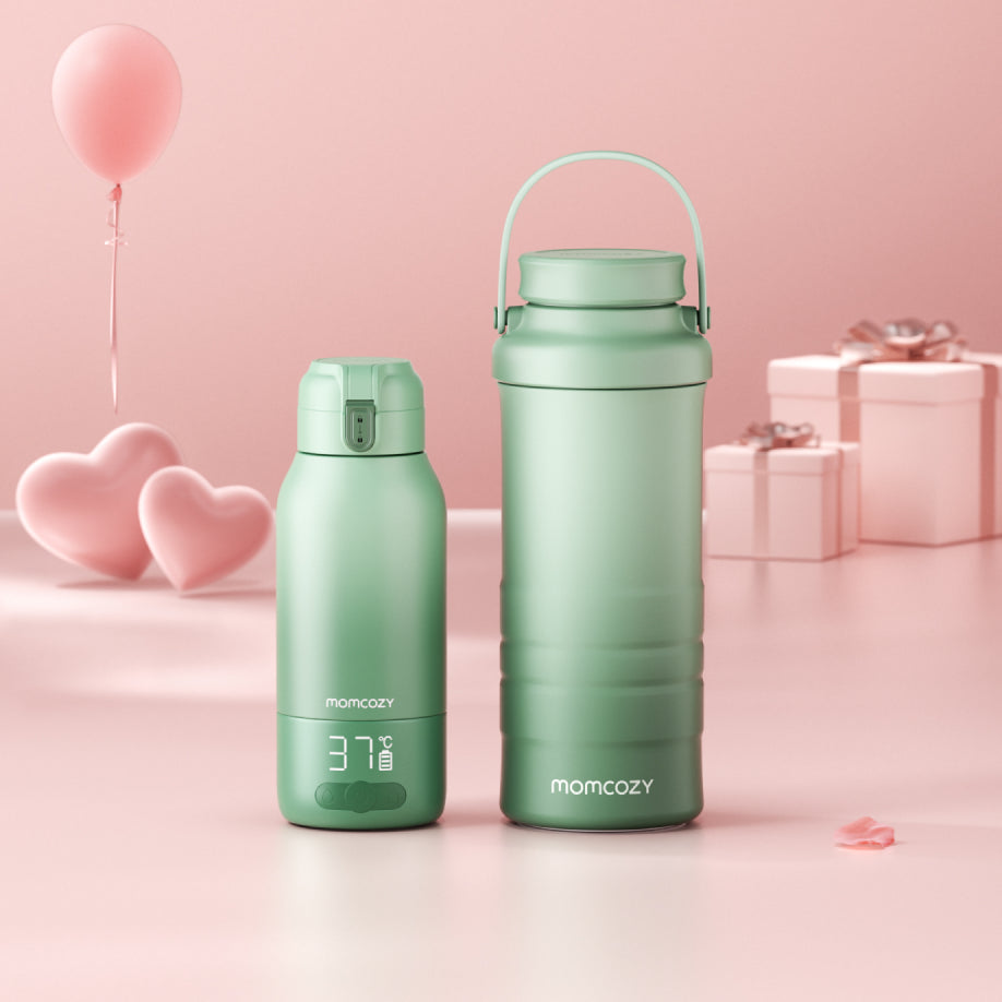 On-the-Go Bundle: Portable Milk Warmer + 22oz Milk Cooler