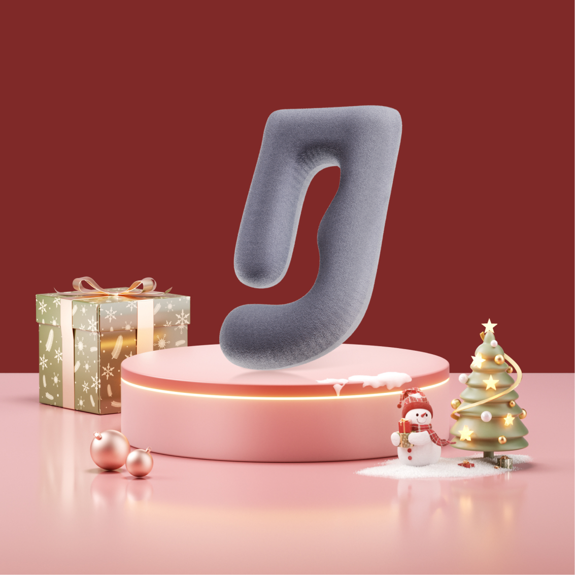 Huggable -  U Shaped Maternity Body Pillow