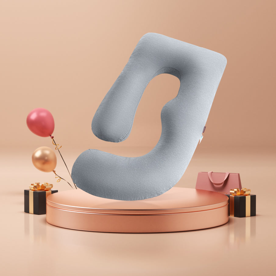 U Shaped Cooling Fabric Pregnancy Pillow