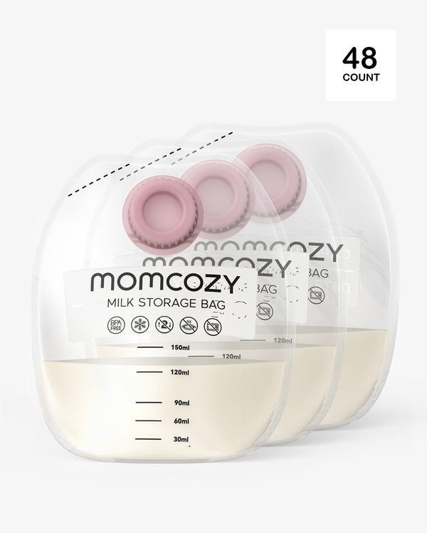 Momcozy Screw-on Breastmilk Storage Bags(48PCS)