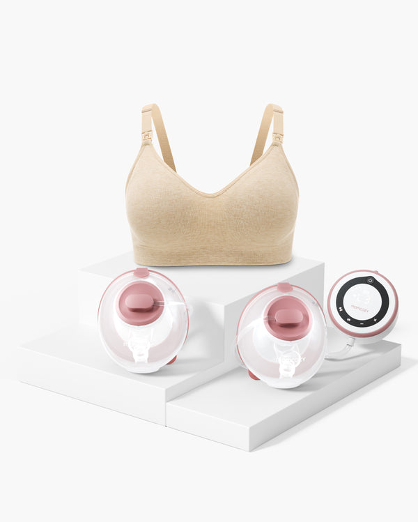 V1 Pro Bra Bundle: V1 Pro Breast Pump and US. Cotton Nursing Bra