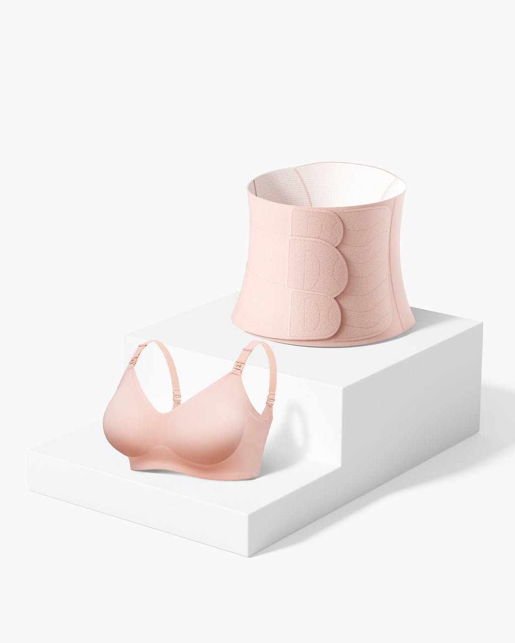Postpartum Essential Kit：Postpartum Belly Wrap + Nursing bra