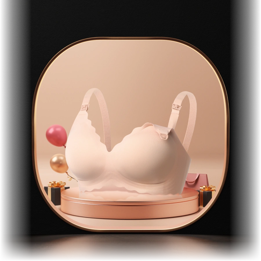 Jelly Strip Seamless Nursing Bra YN46