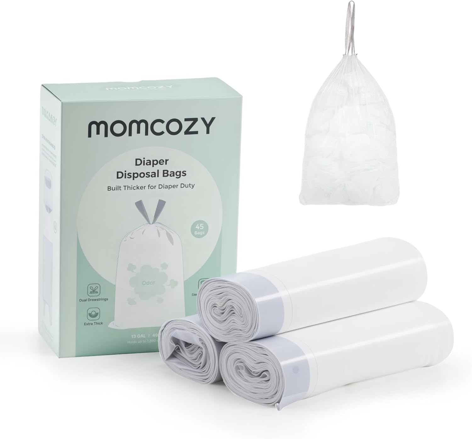 Momcozy Triple-Seal Nappy Bin
